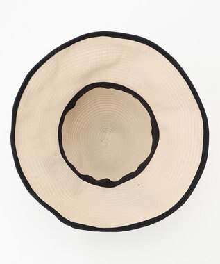 ANY SIS 【洗える】グログランリボン ハット ベージュ系