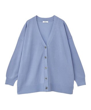 earth music&ecology レーヨンルーズＶネックカーディガン