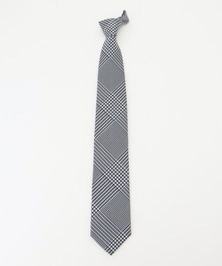 KASHIYAMA KASHIYAMAオリジナル【JAPAN MADE】グレンチェックネクタイ グレー