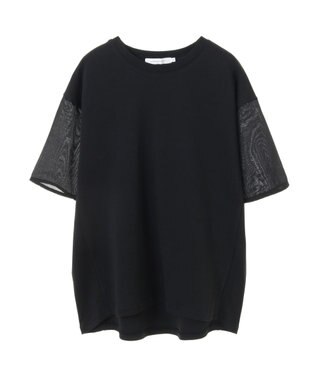 AMERICAN HOLIC 異素材ショルダー切替カットプルオーバー Black