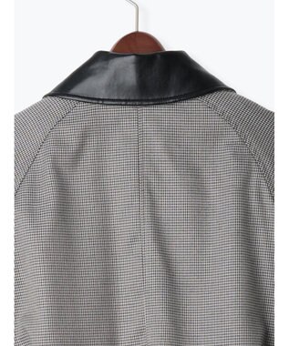 Te chichi ファブリックアソート衿付きブルゾン グレー