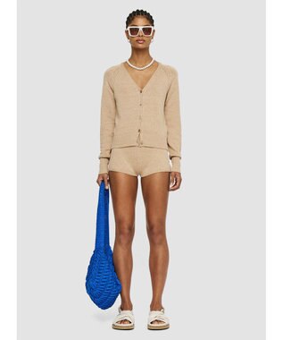 JOSEPH 【洗える】リネンブレンド  カーディガン Sesame