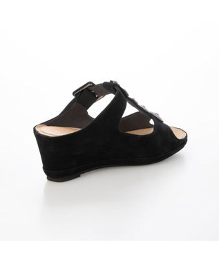 MODE ET JACOMO <D'ICI>ビジューモチーフTストラップサンダル ブラックスエード