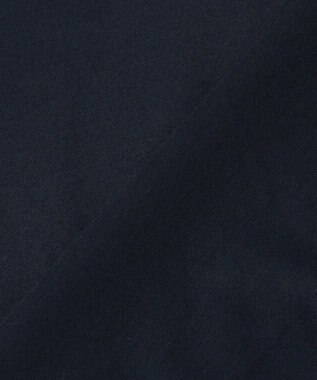 BEIGE， TORENIA / レザーポケットコットンクルーネックTシャツ Navy×Camel