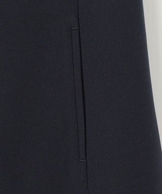 J.PRESS LADIES L 【洗える】T/Rアルガンシルク ジレ ネイビー系