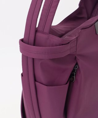 Y'SACCS 【ナイロンタフタ】トラベルショルダーリュック パープル