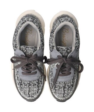 Bridget Birkin 【Bridget Birkin】異素材コンビスニーカー グレー