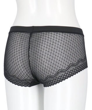 une nana cool 【リニューアル】364ブラ レース 総レースショーツ ブラック