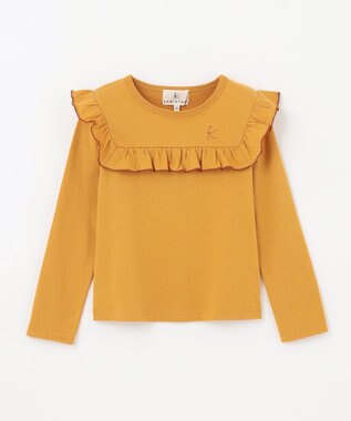 組曲 KIDS 【110-140cm】プチフルール カットソー マリーゴールド系