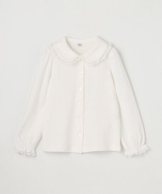 ANY KIDS リボン付き インナー ブラウス ホワイト