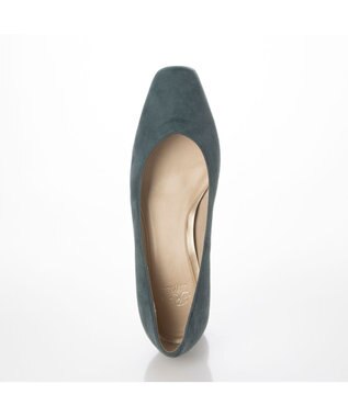 Riz raffinee <Riz raffinee>スクエアトゥプレーンパンプス グリーンスエード