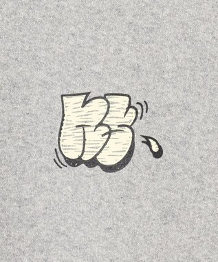 NAVE 【xNAVE】Six Sence Recordコラボ グラフィッククルースウェット ライトグレー系