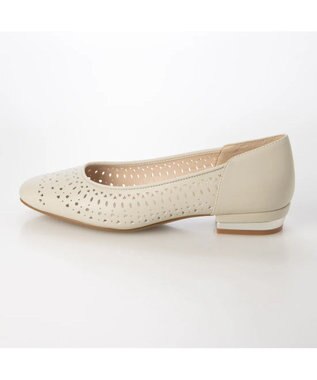 Riz raffinee <Riz raffinee>カットワークフラットパンプス アイボリー