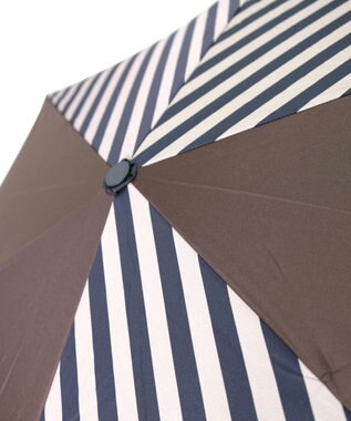 +RING 【簡単/便利】UNISEX 自動開閉式 折傘58cm BRN-STP T1239 ブラウン