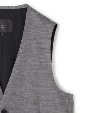 JOSEPH HOMME スプリングウールジャージー   ジレ ライトグレー系