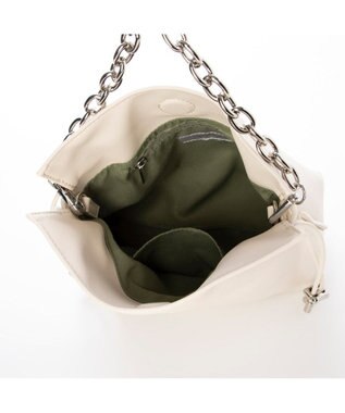 UNBILLION カシュカシュ cachecache / スクエア巾着2wayショルダー アイボリー