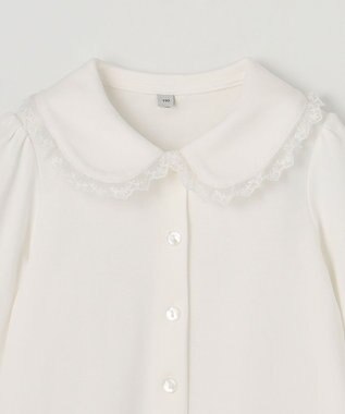 ANY KIDS リボン付き インナー ブラウス ホワイト