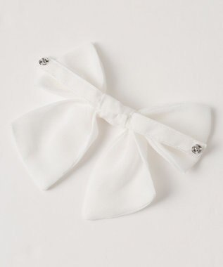 ANY KIDS リボン付き インナー ブラウス ホワイト