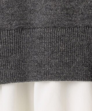 組曲 S バルーンドッキングワンピース グレー系