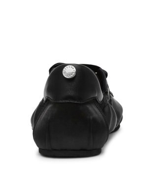 STEVE MADDEN ARTISTE サテンフラットバレエスニーカー ブラック