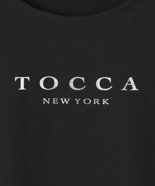 TOCCA 【洗える】TOCCA NEW YORK LOGO TEE Tシャツ ブラック系