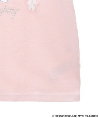 Green Parks チャーミーキティ/レースリボンプリントTシャツ Pink