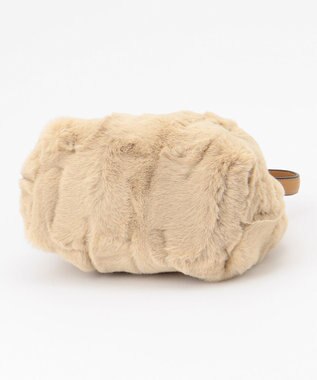 23区 【CLASSY.1月号掲載】フェイクファー ショルダーバッグ ベージュ系