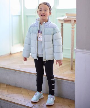 ANY KIDS 【洗濯機OK】中綿 ガーリー コート ミント系