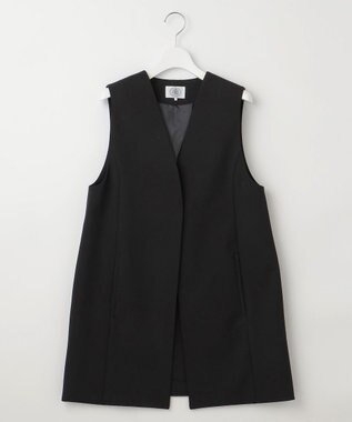 J.PRESS LADIES L T/Rアルガンシルク ジレ ブラック系