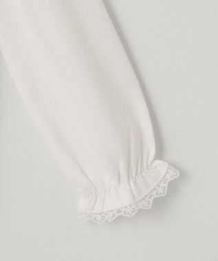 ANY KIDS リボン付き インナー ブラウス ホワイト