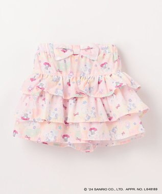 ANY KIDS 【サンリオキャラクターズ×any FAM】フリルショートパンツ ピンク×マイメロディ