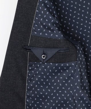 JOSEPH ABBOUD 【ストレッチ/ジャージ素材】エアロムリネジャージー ジャケット ネイビー系