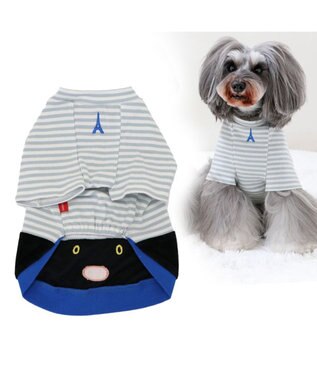 PET PARADISE リサとガスパール リブＴシャツ 《フェイス ガスパール》 小型犬 ガスパール