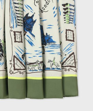 Paul Smith London Scarf タックスカート ライトベージュ