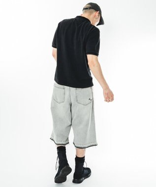 WEGO 【ユニセックス着用ITEM】パラシュートハトメショーツ グレー