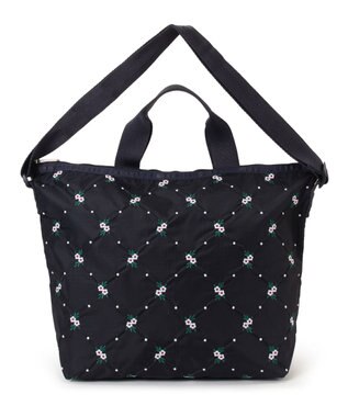 LeSportsac DELUXE EASY CARRY TOTE/フローラルラティスEMB フローラルラティスEMB