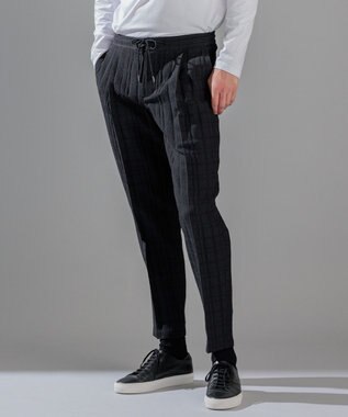 JOSEPH HOMME グレンチェックジャガード  /  TEDDY EASY ブラック系