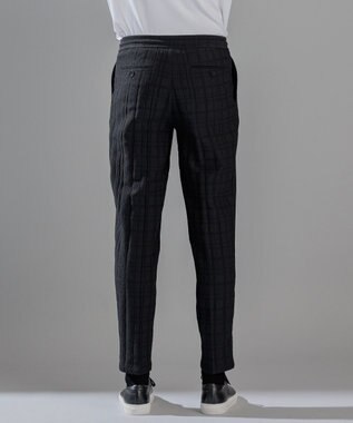 JOSEPH HOMME グレンチェックジャガード  /  TEDDY EASY ブラック系