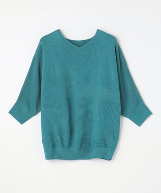 ANY ラメガーターニット グリーン