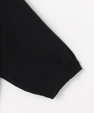 組曲 L 【先行予約・WEB限定】シアーニット 襟付き七分袖カーディガン ブラック系