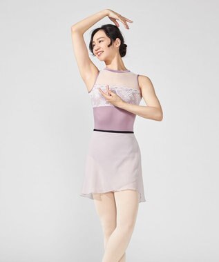 Chacott 巻きスカート グレイッシュローズ