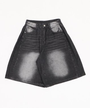 WEGO バギーハーフデニム ブラック