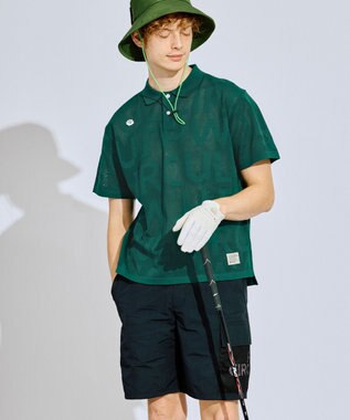 PW CIRCULUS 【MEN】メッシュカーゴショーツ ゴルフ ブラック系