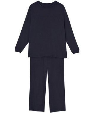 ワコール／睡眠科学 【パジャマ】　長袖・長ズボン　上品な光沢感　なめらかな肌ざわり　吸放湿性　睡眠科学／ワコール　YDX527 コン