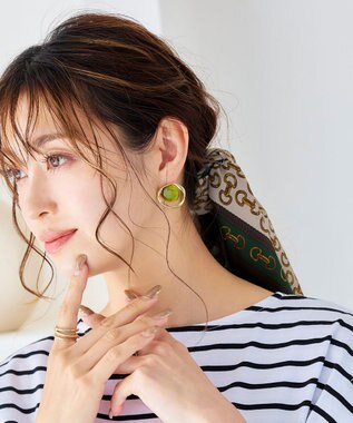 Tiaclasse アソートスカーフ Aグリーン