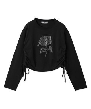 WEGO ラインストーンサイドドロストロンT ブラック