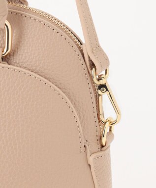 自由区 【MILOS】レザーポケット バッグ グレージュ