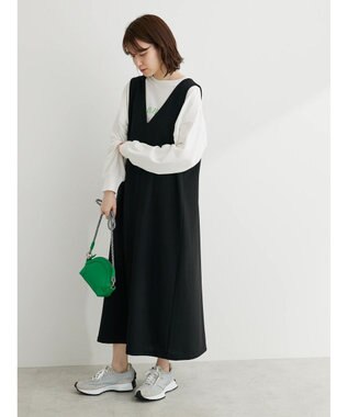 Green Parks ・ＲＡＹ　ＣＡＳＳＩＮ　Ｖネックジャンスカ Black