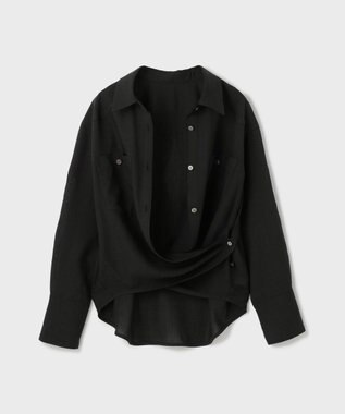 GRACE CONTINENTAL シアー2wayウエスタンシャツ ブラック