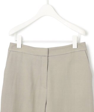 ICB L Vi/Ly/Liツイル ワイドストレートパンツ カーキ系